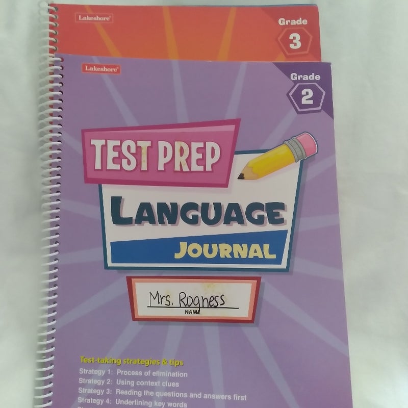 Lakeshore Test Prep Language Journals for 2nd and 3rd Grade 