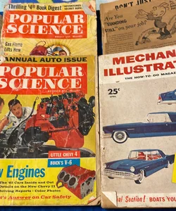 A lot of miscellaneous vintage auto books