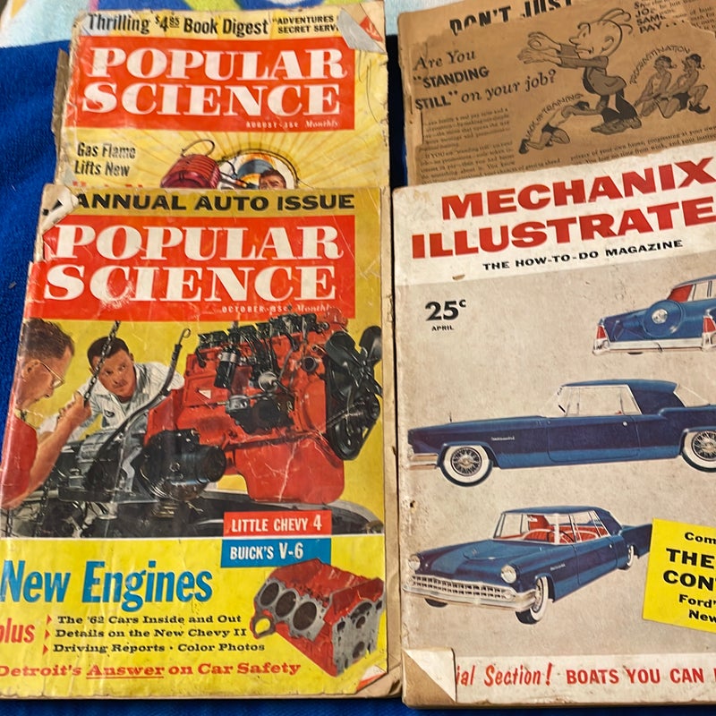 A lot of miscellaneous vintage auto books