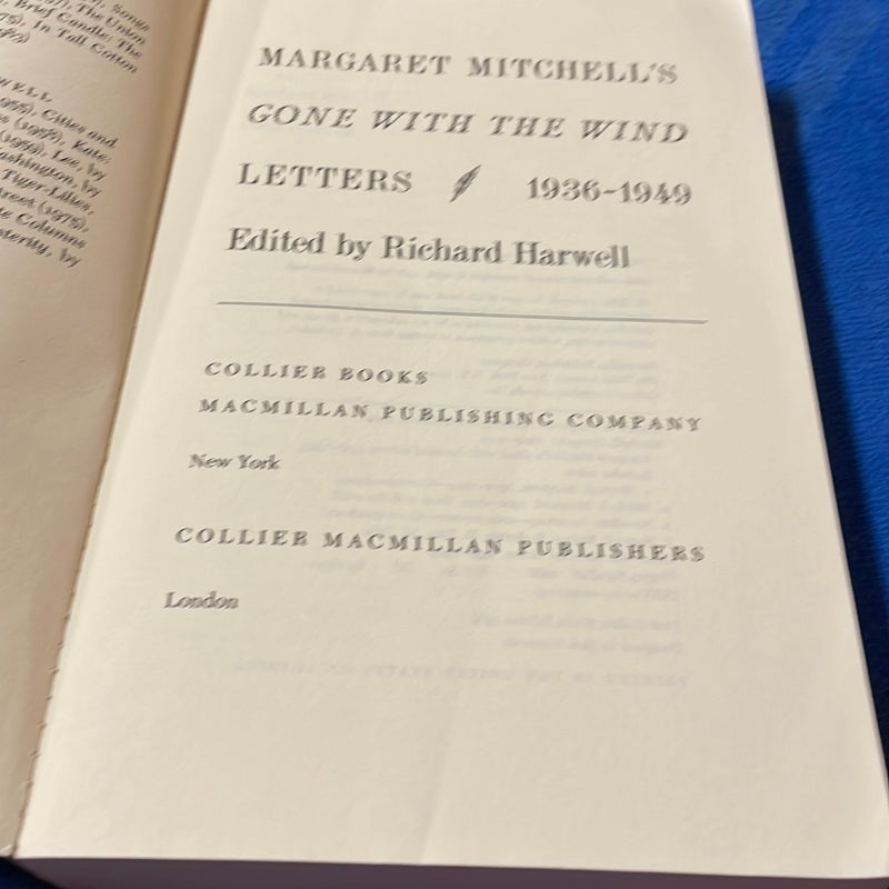 Margaret Mitchell's ''Gone with the Wind'' Letters, 1936-1949