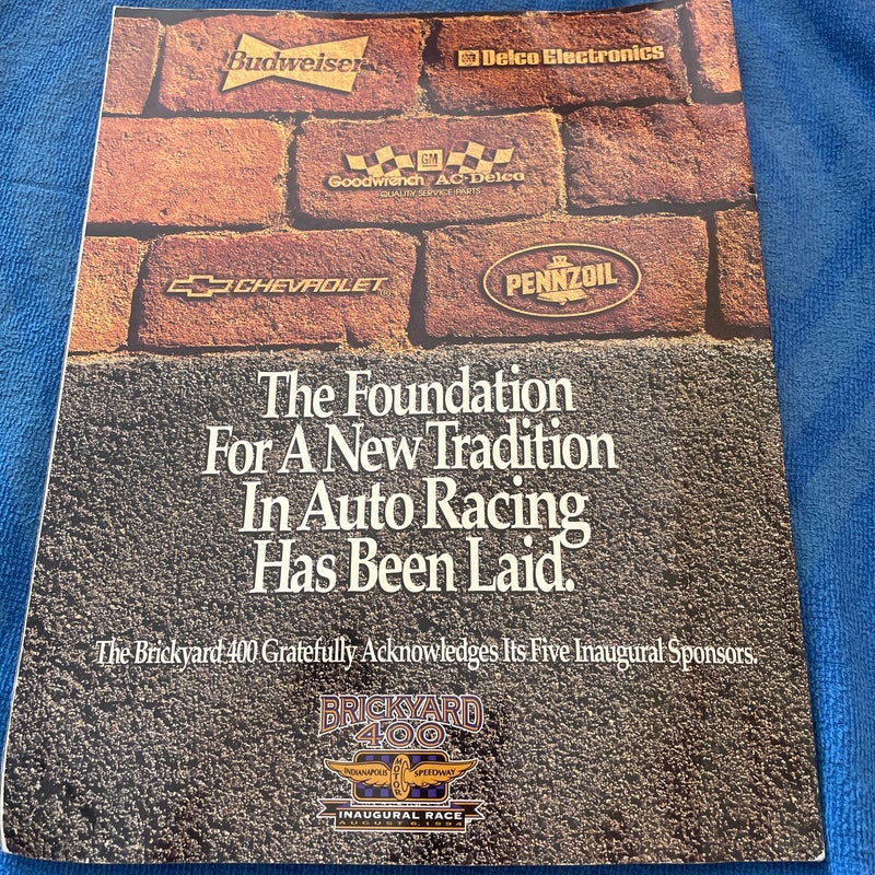 Brickyard 400 inaugural race August 6, 1994