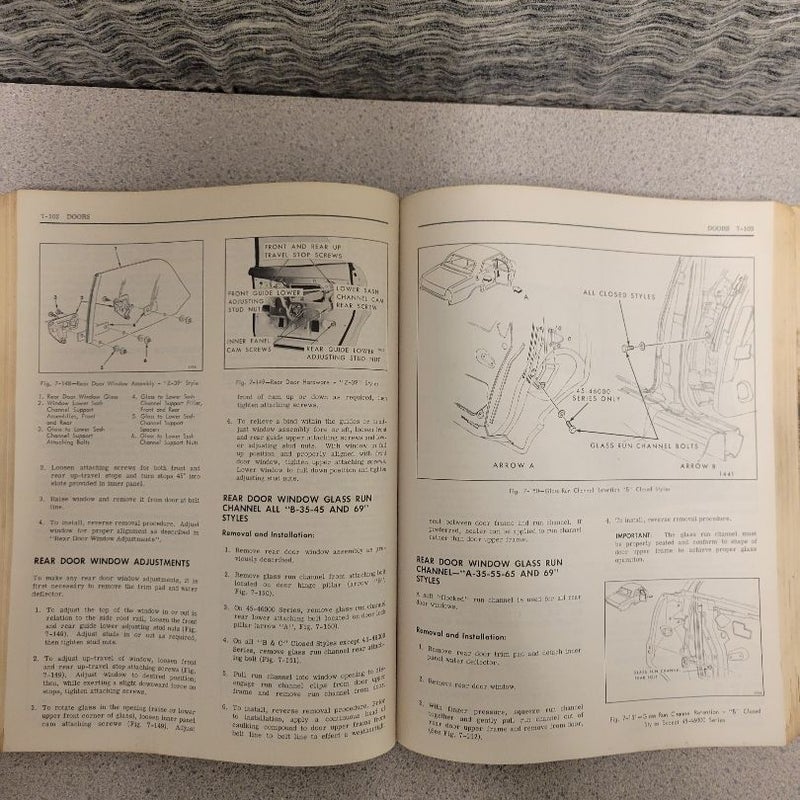 1966 Body by Fisher Service Manual