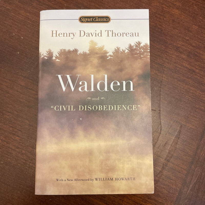 Walden and Civil Disobedience