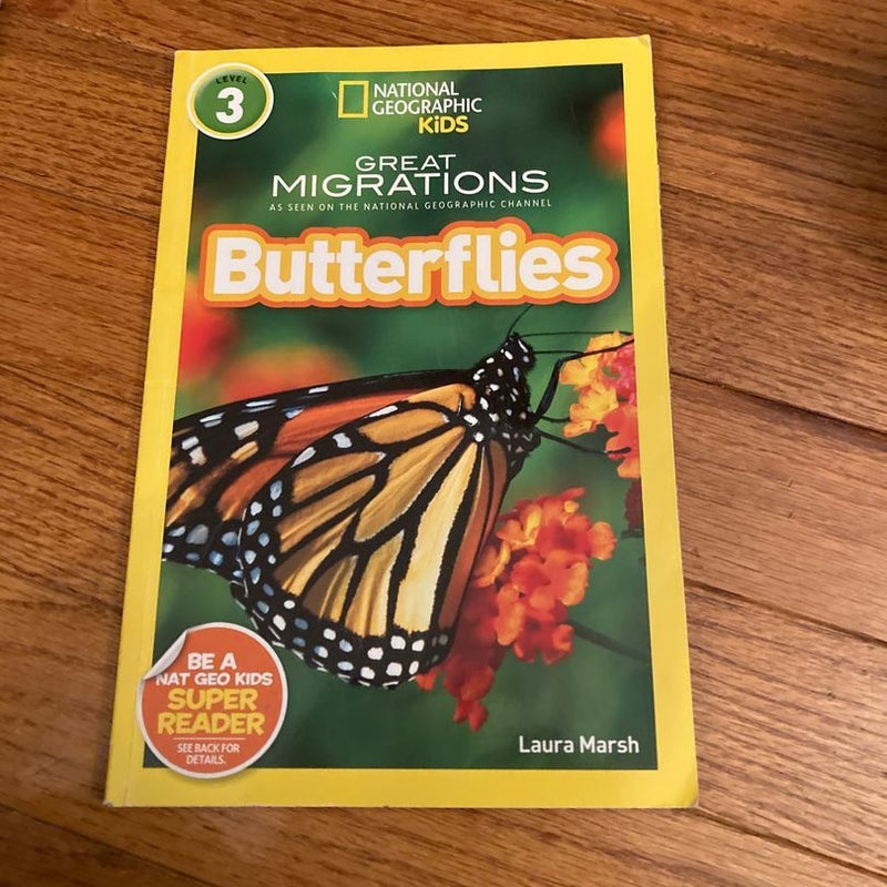 National Geographic Readers: Great Migrations Butterflies