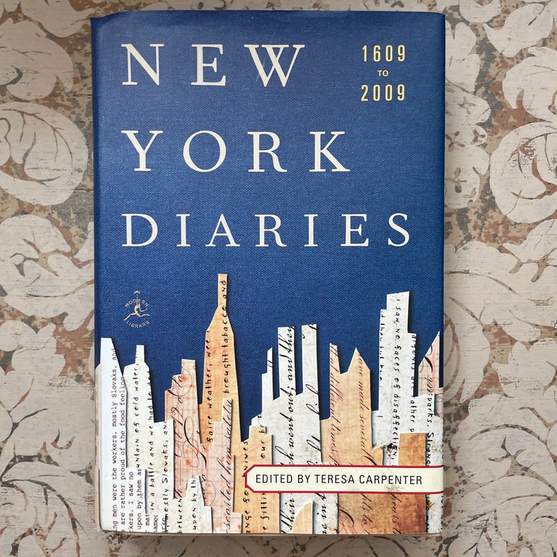 New York Diaries, 1609 To 2009