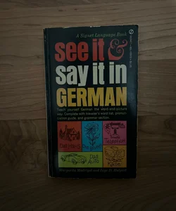 See It & Say It In German
