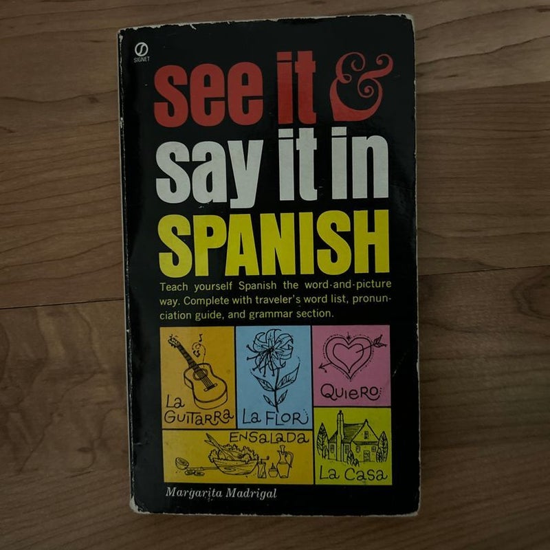 See It & Say It In Spanish