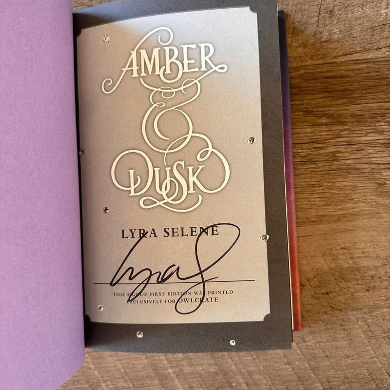 Amber & Dusk Owlcrate special edition 