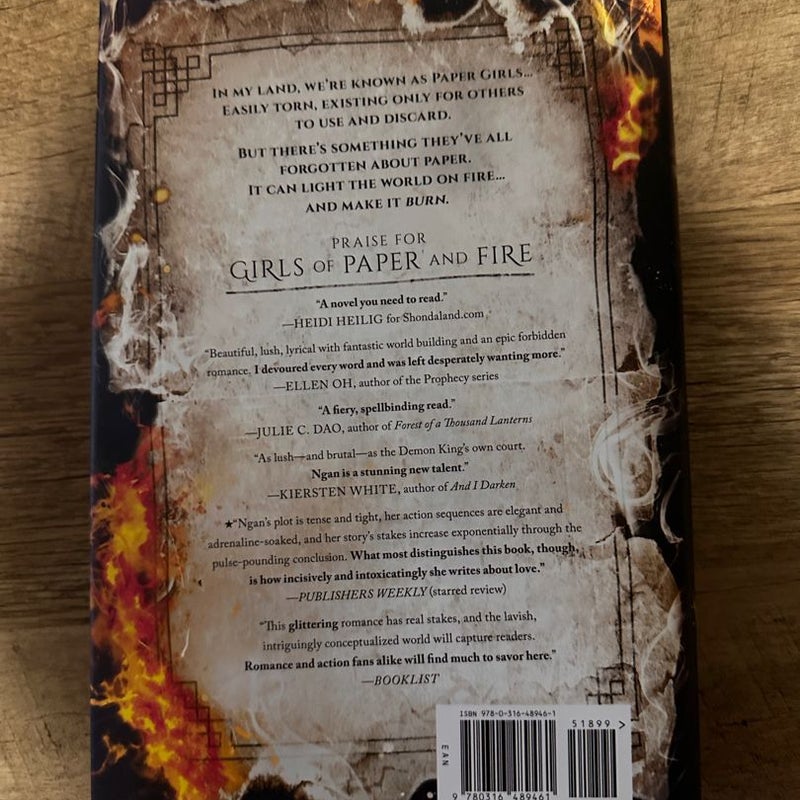 Girls Of Paper And Fire Owlcrate special edition 