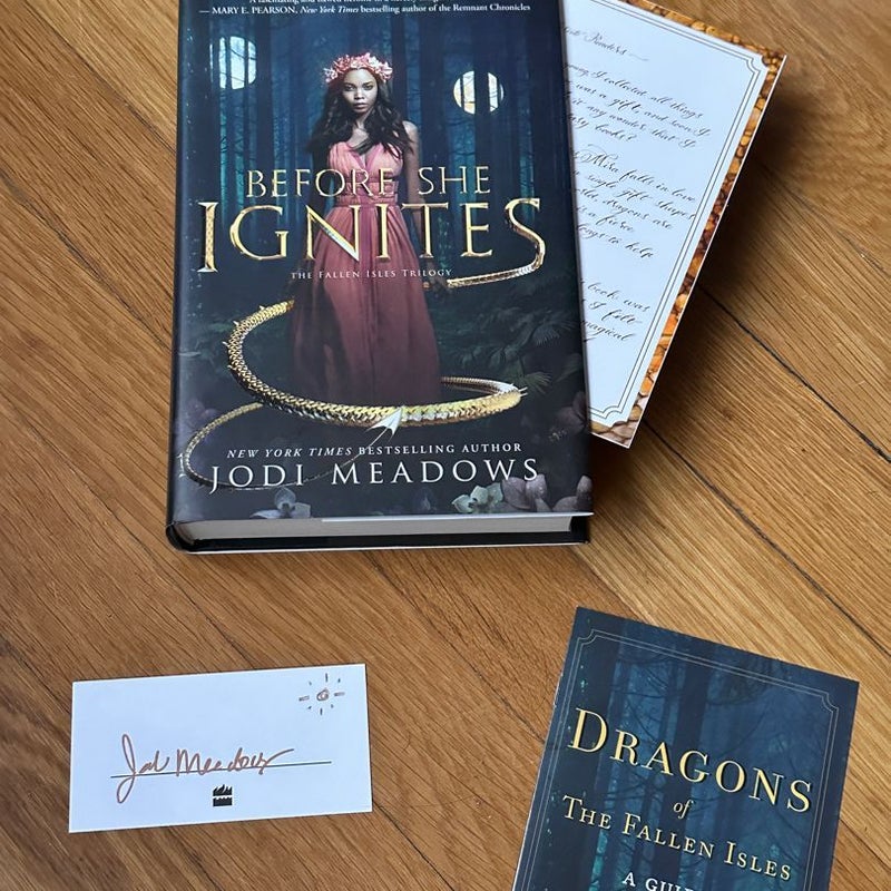 Before She Ignites Owlcrate special edition 