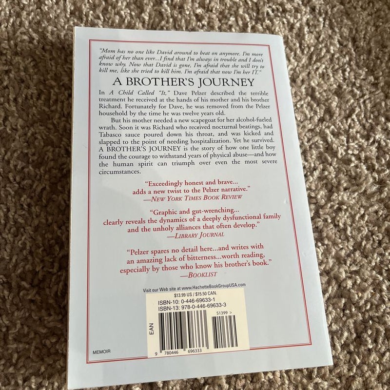 A Brother's Journey by Richard B. Pelzer, Paperback Pangobooks