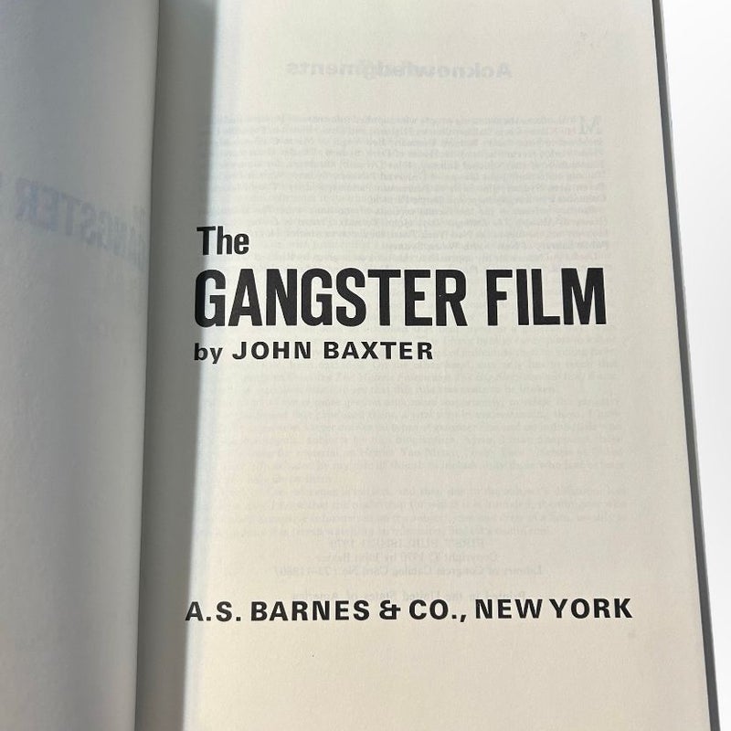 The Gangster Film