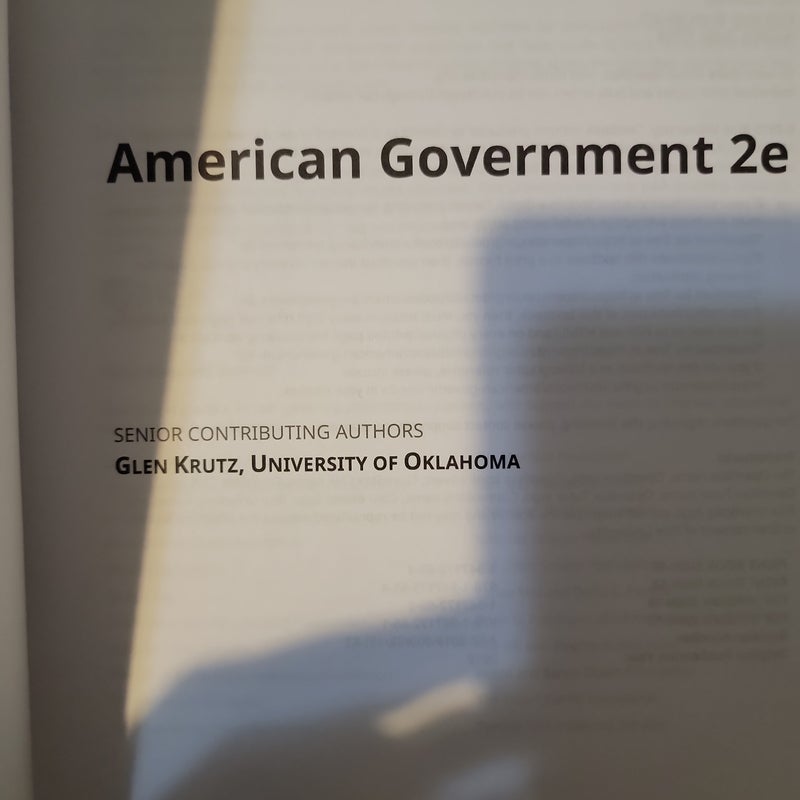 American Government 2e