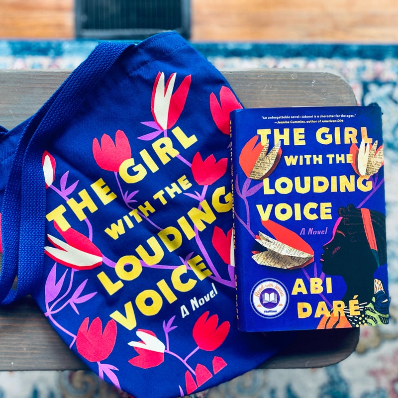 The Girl with the Louding Voice (signed! Includes matching tote!)