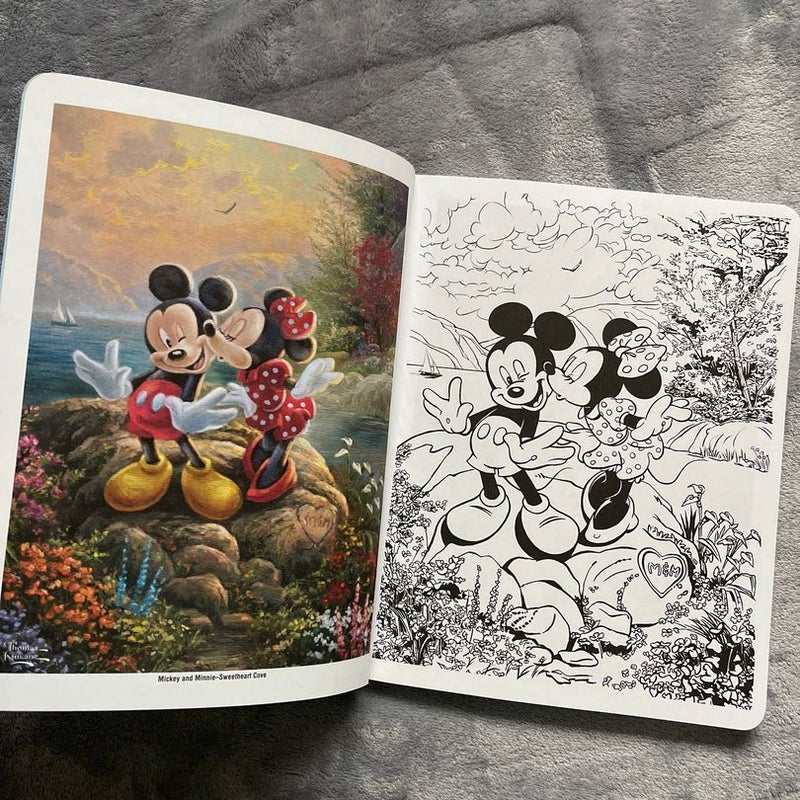 Disney Dreams Collection Thomas Kinkade Studios Disney Princess Coloring Book [Book]
