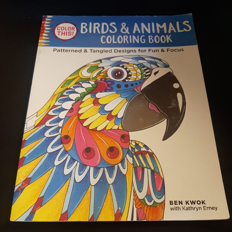 Color This! Birds and Animals Coloring Book