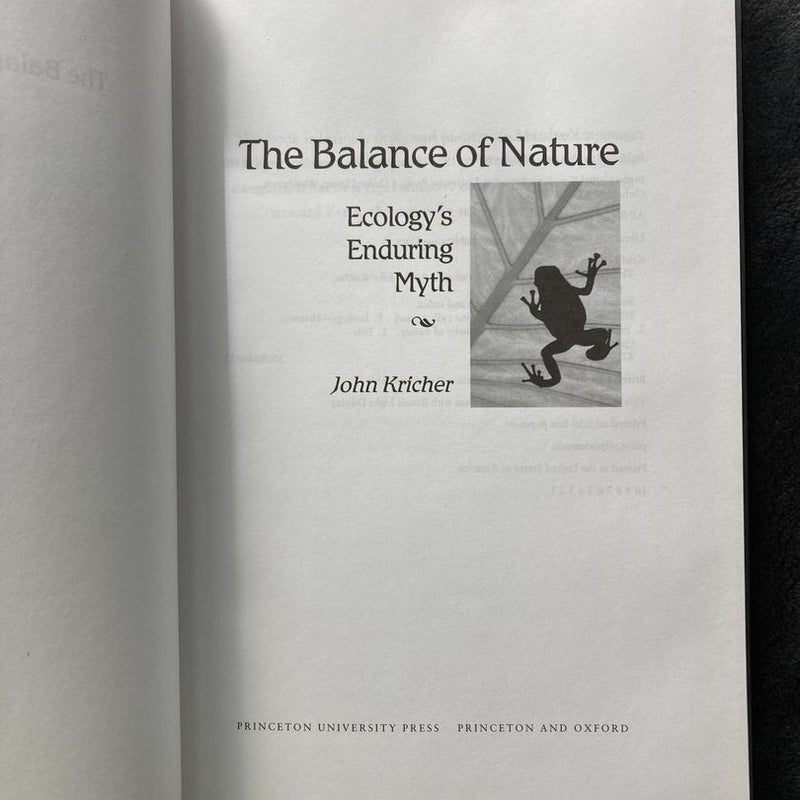 The Balance of Nature