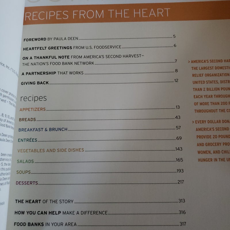 Recipes from the heart