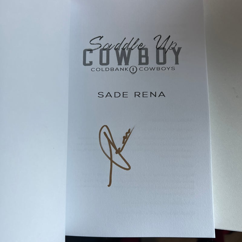 Saddle up Cowboy - signed 