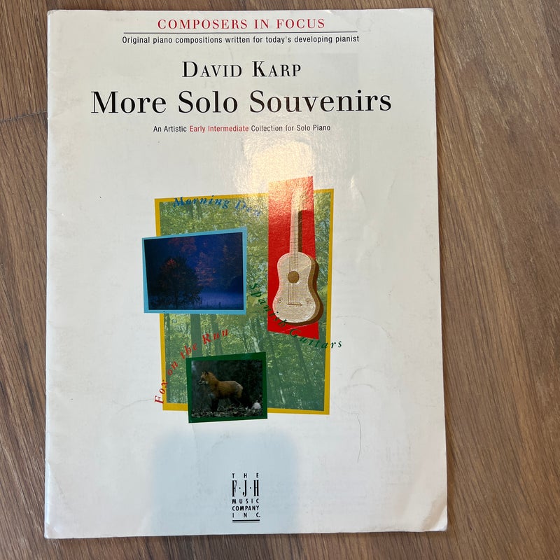 David Karp, more piano souvenirs