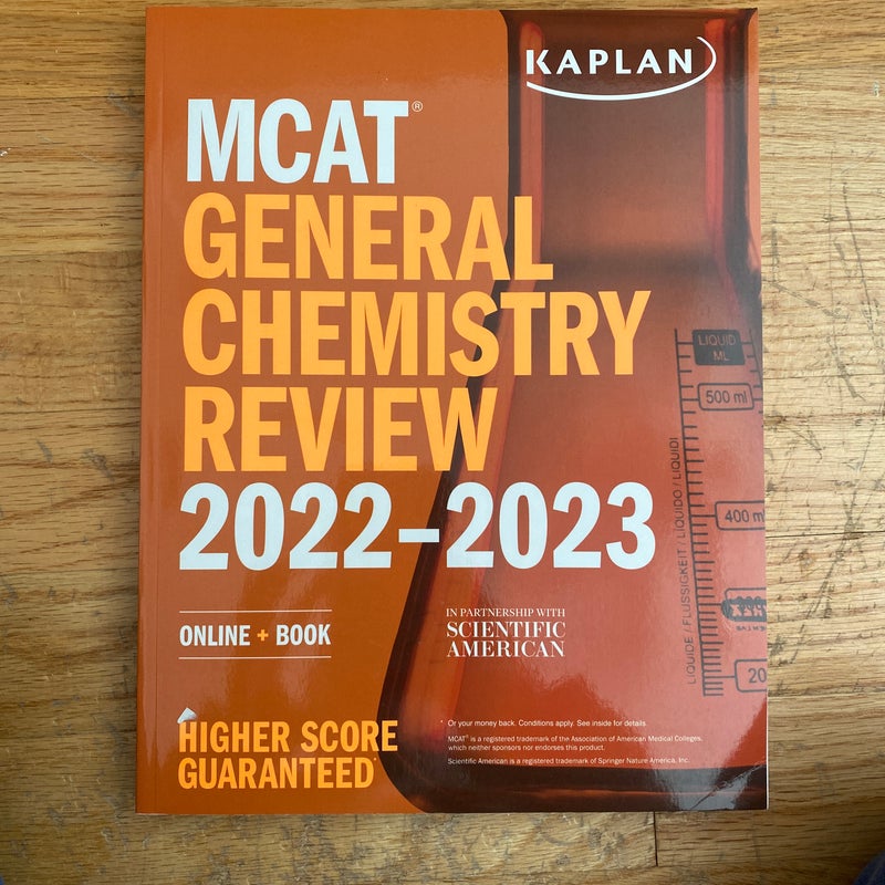 MCAT General Chemistry Review 2022-2023