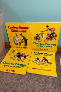 Curious George Various book lot