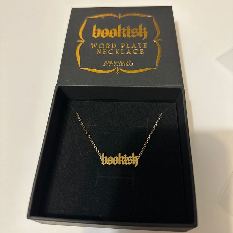 Bookish necklace 