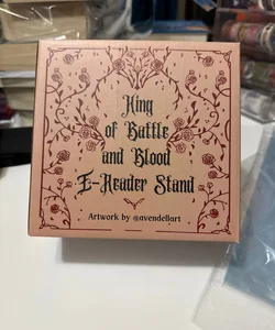 King of battle and blood E-reader stand