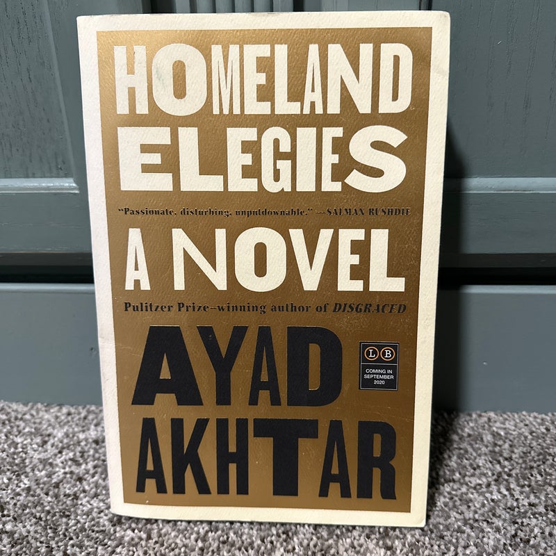 Homeland Elegies ARC