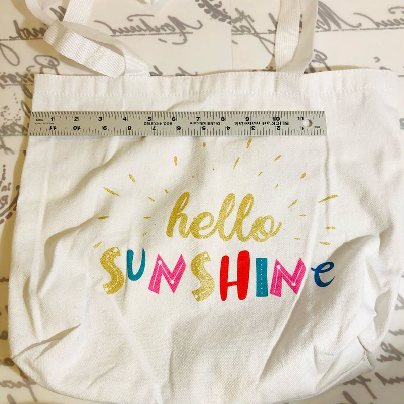 Hello Sunshine Book Bag