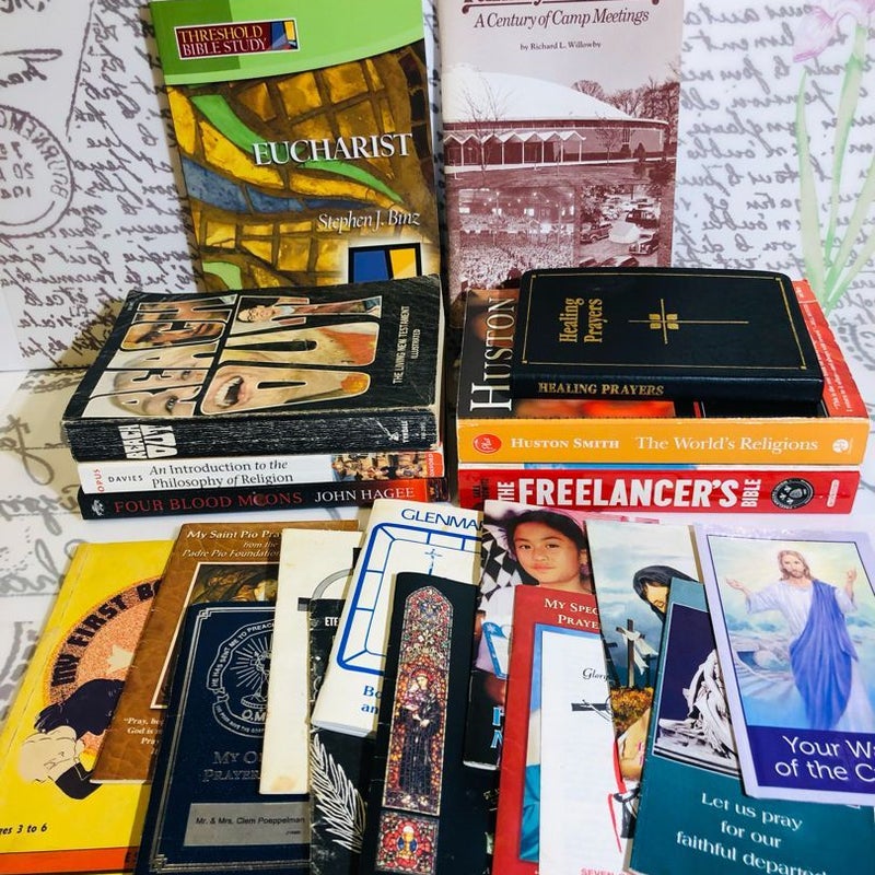 Vintage Religious Book Lot