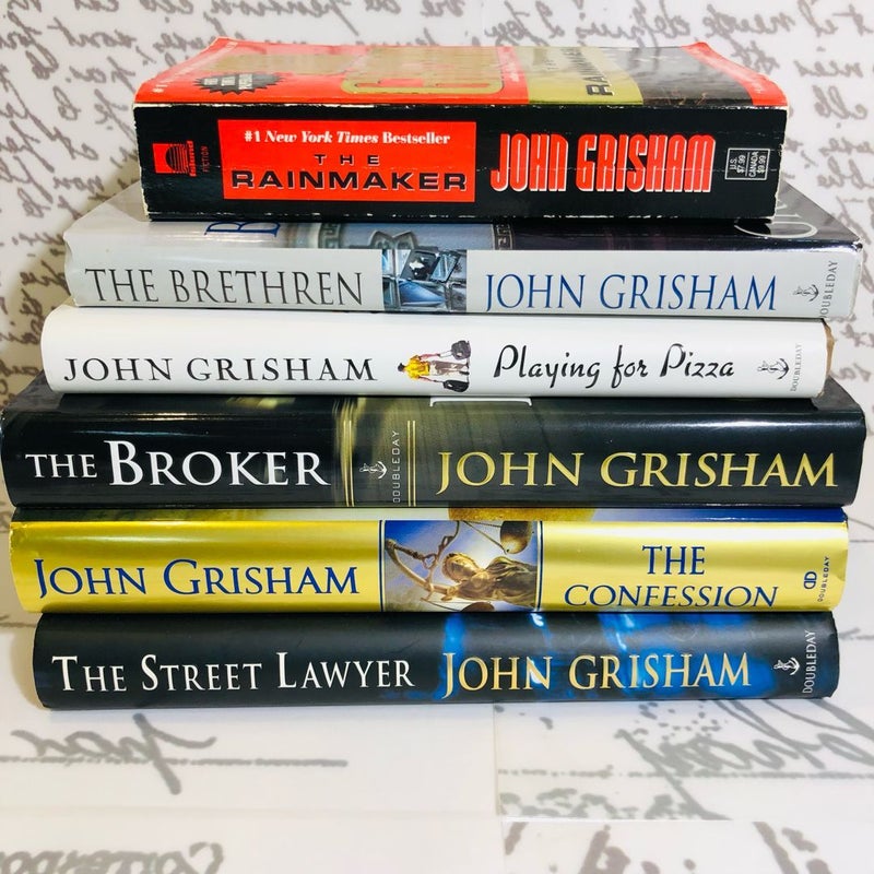 John Grisham Lot of 6 Books