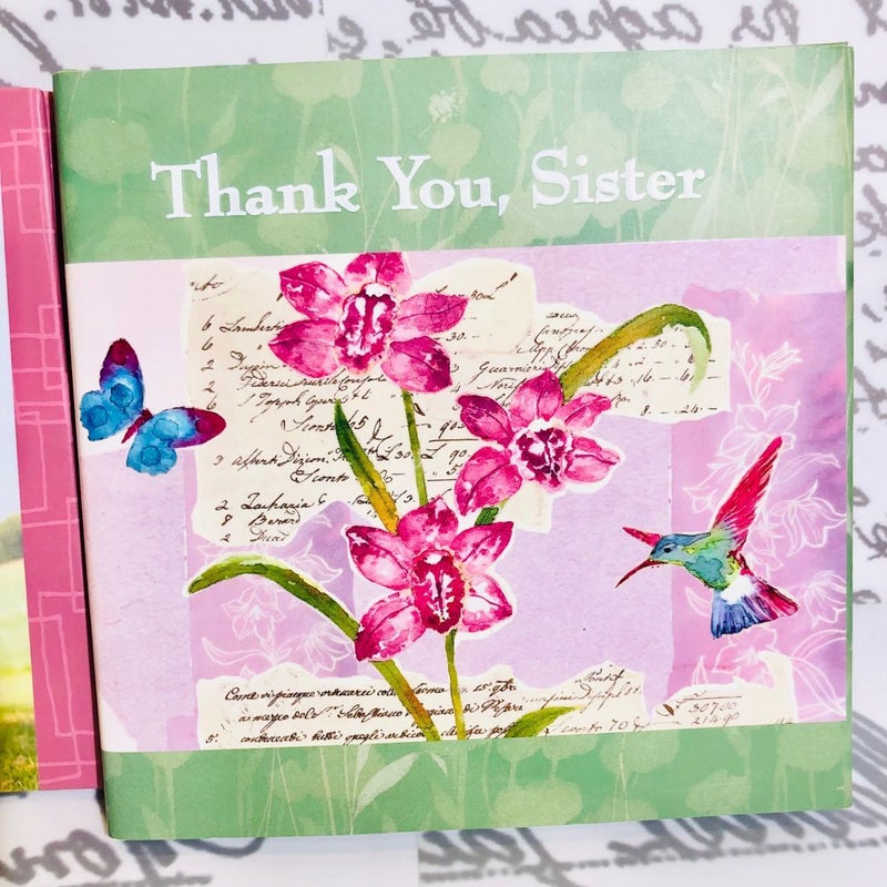 To My Sister, What Sisters Share, Thank You Sister