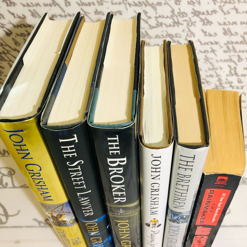 John Grisham Lot of 6 Books