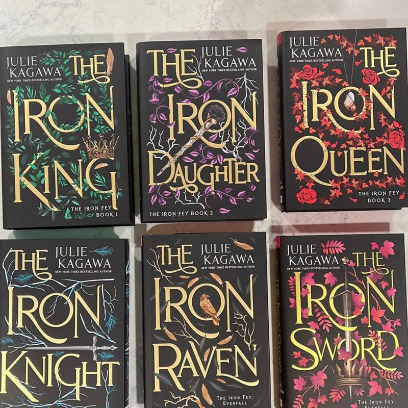 Fairyloot Iron Fey Series and first two Evenfall books