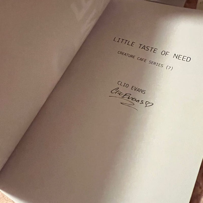 Clio Evans Signed Book Bundle