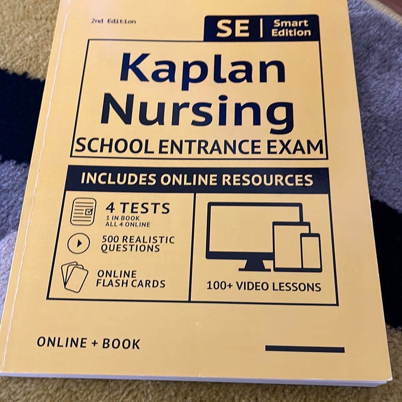 Kaplan Nursing School Entrance Exam Full Study Guide 2nd Edition