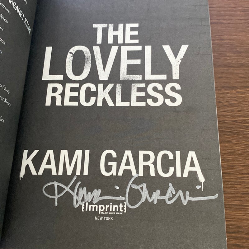 *signed* The Lovely Reckless