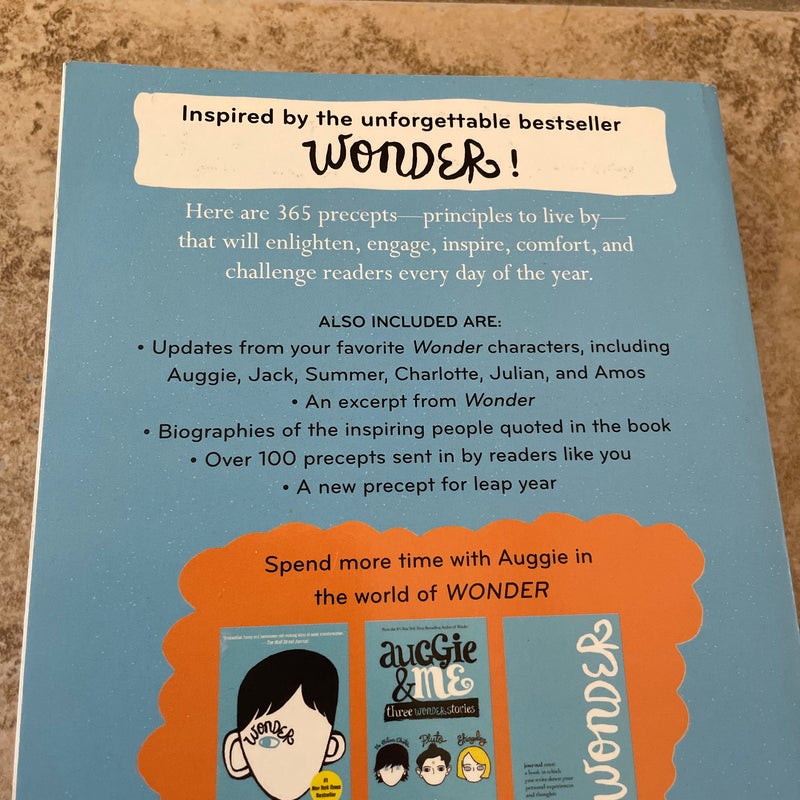 365 Days of Wonder: Mr. Browne's Precepts