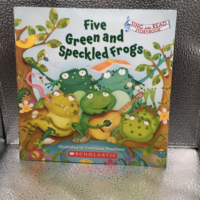 Five Green and Speckled Frogs