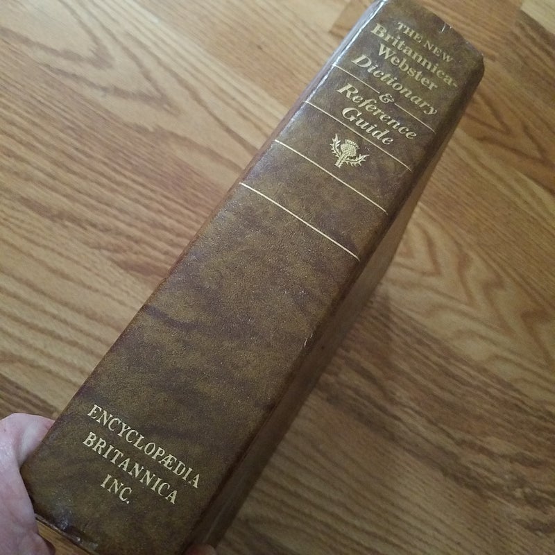 The New Britannica-Webster Dictionary & Reference Guide 