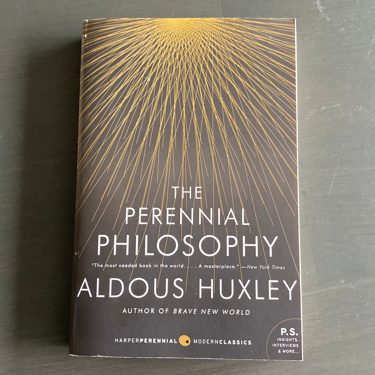 The Perennial Philosophy by Huxley Aldous