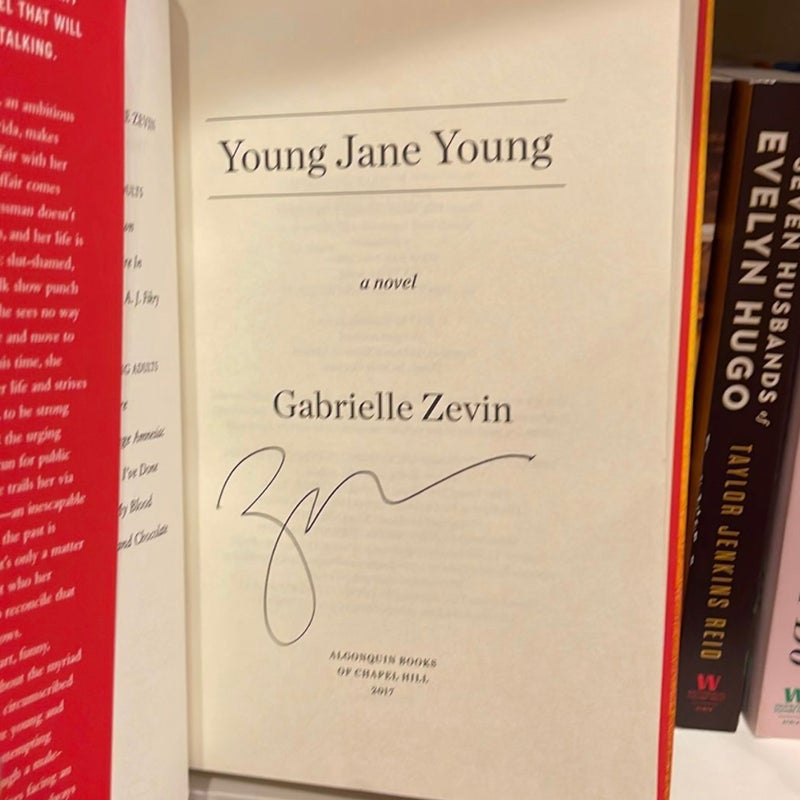 Young Jane Young AUTOGRAPHED SIGNED Edition