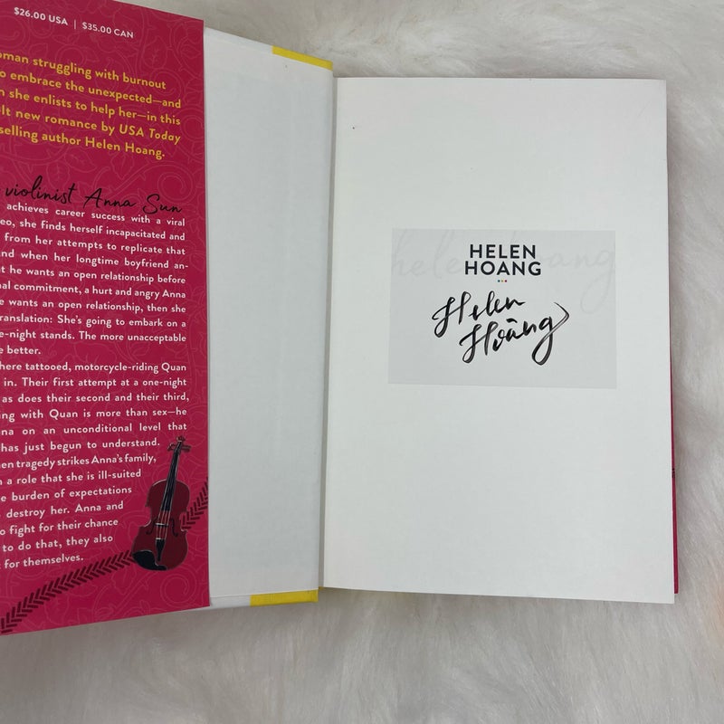 The Heart Principle by Helen Hoang Signed Edition with Bookmark and Authors Note