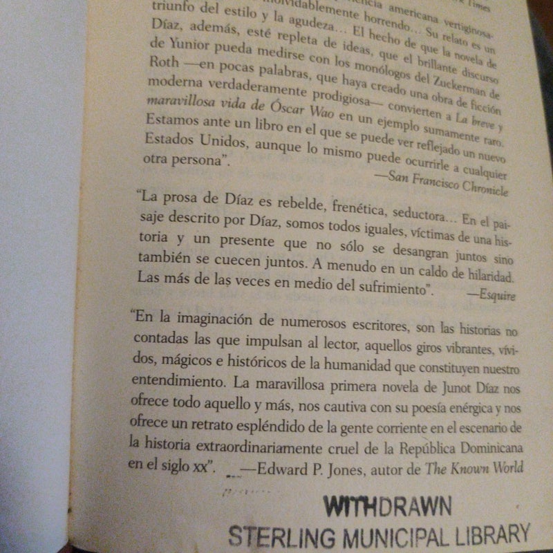 La Breve y Maravillosa Vida de Óscar Wao / the Brief, Wondrous Life of Oscar Wao