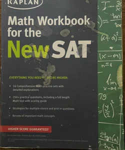 Math workbook for the new SAT