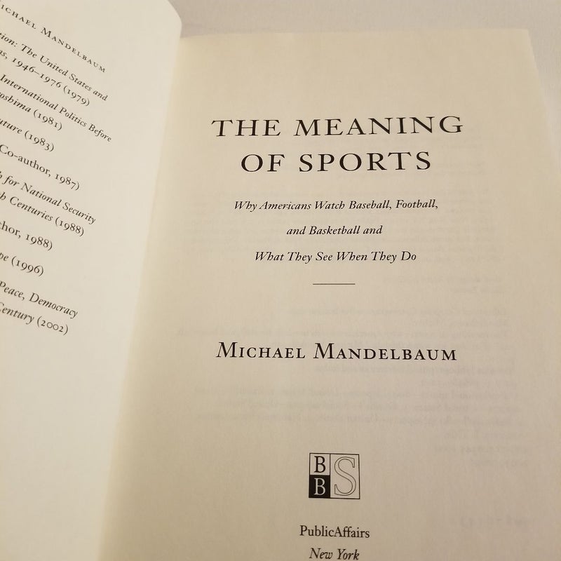 The Meaning of Sports