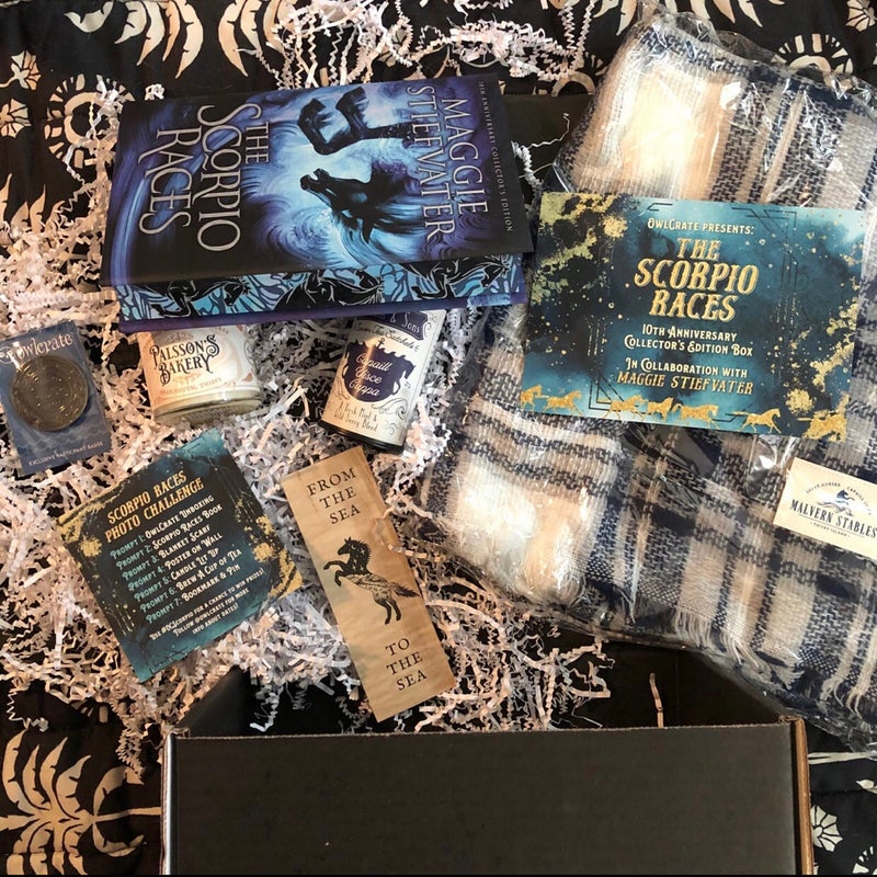 Customized Owlcrate The Scorpio Races Book + Box