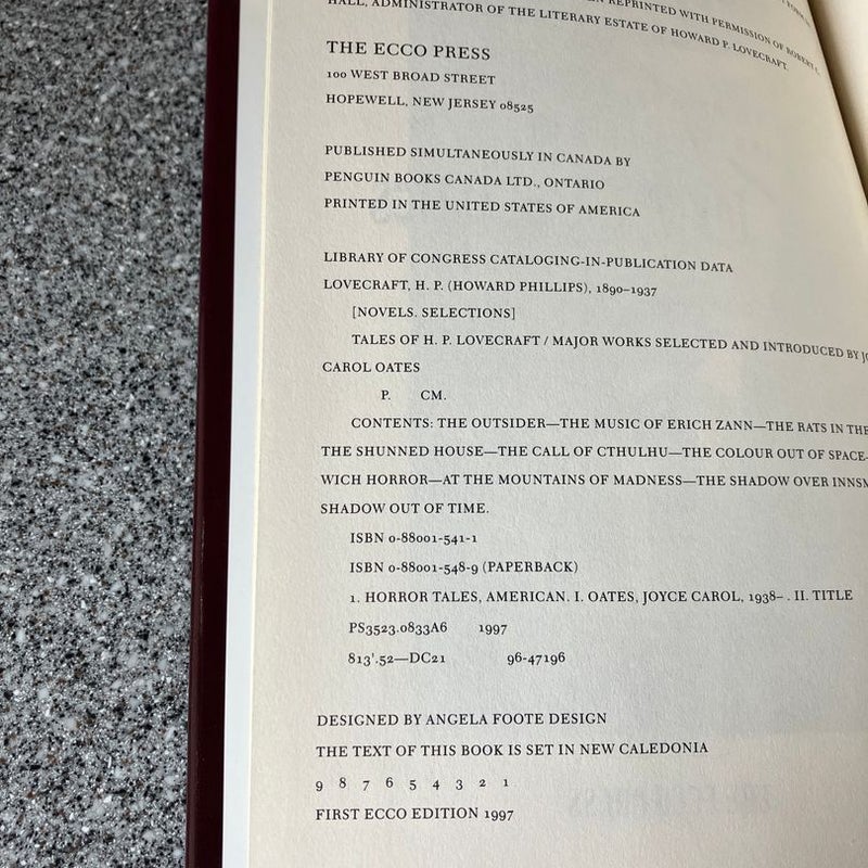 Tales of H. P. Lovecraft