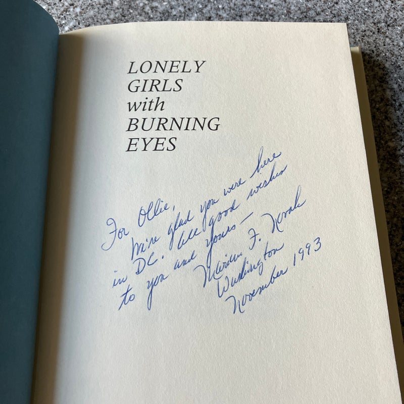 *Lonely Girls with Burning Eyes AUTOGRAPHED